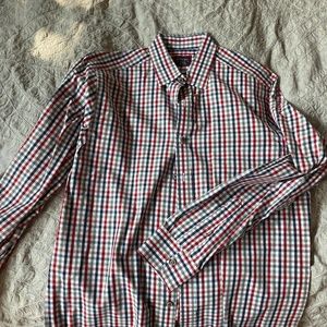 Untuckit gingham shirt